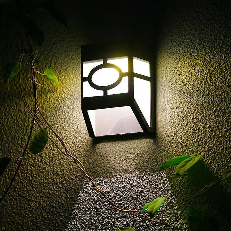 GreenGlow Solar LED Wall Lamp