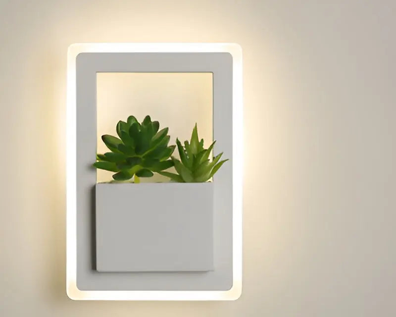 Round LED Moon Wall Lamp