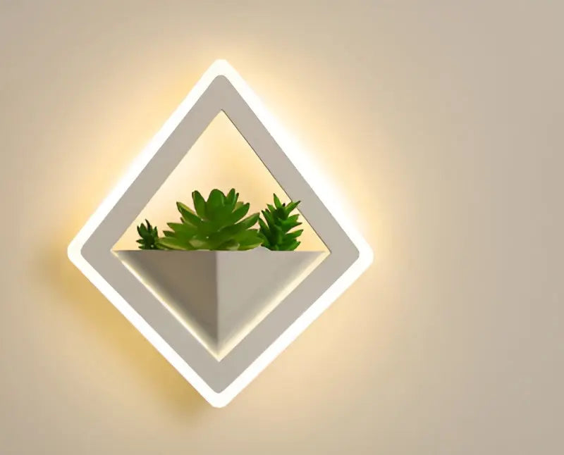 Round LED Moon Wall Lamp