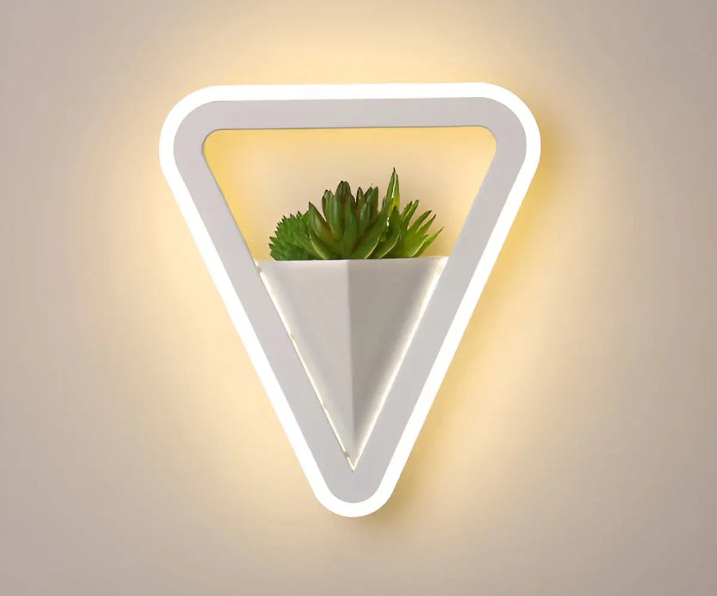 Round LED Moon Wall Lamp