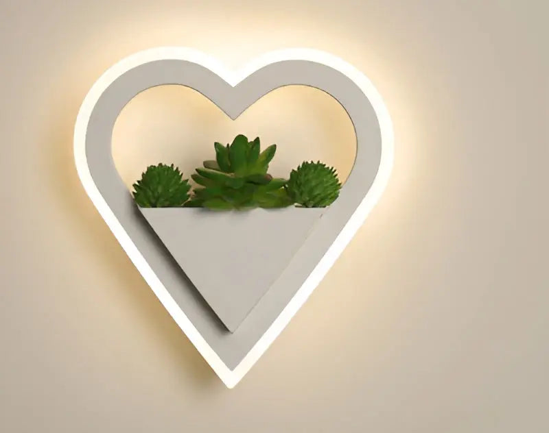 Round LED Moon Wall Lamp