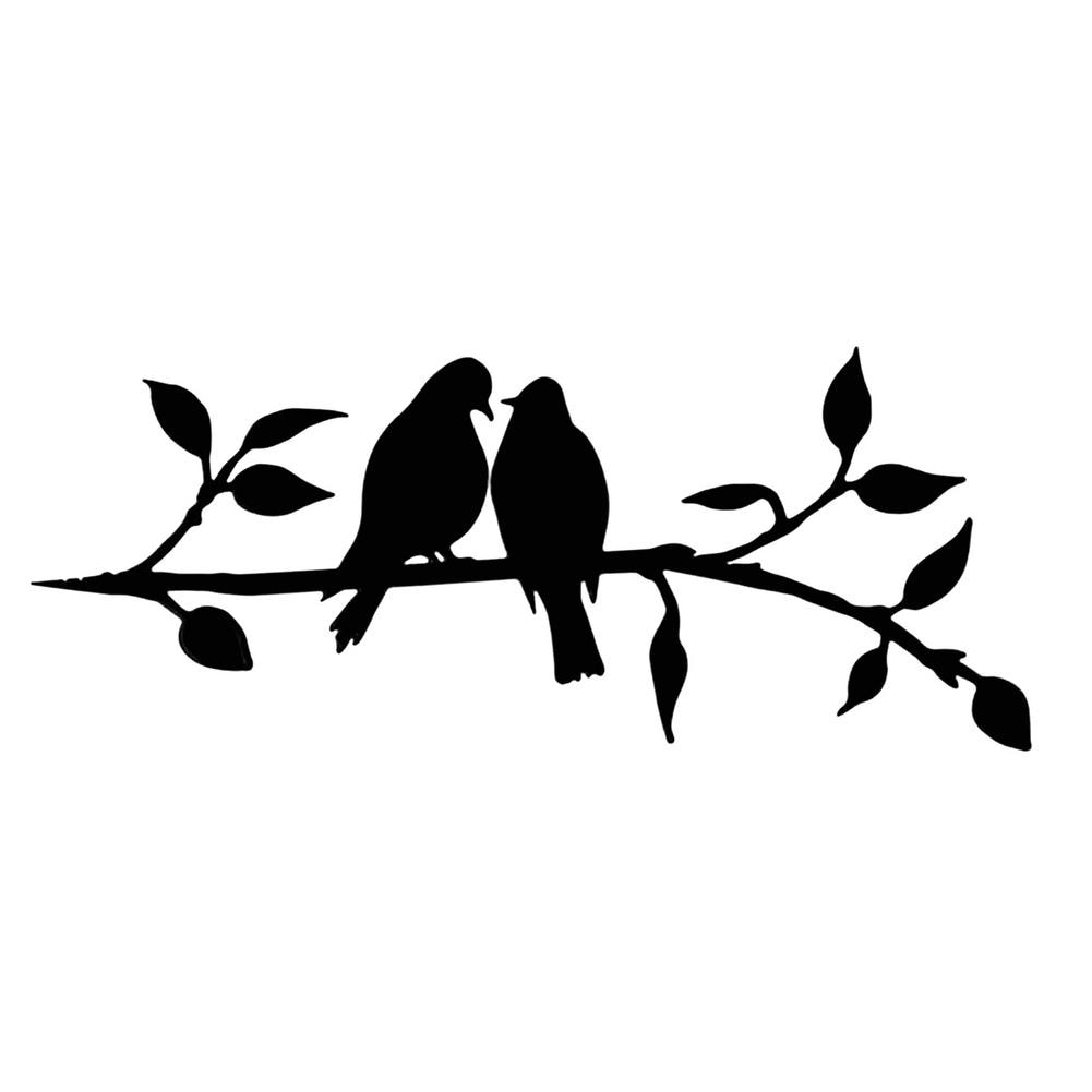 Metal Garden Bird Silhouette