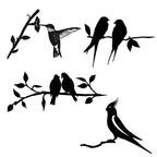 Metal Garden Bird Silhouette