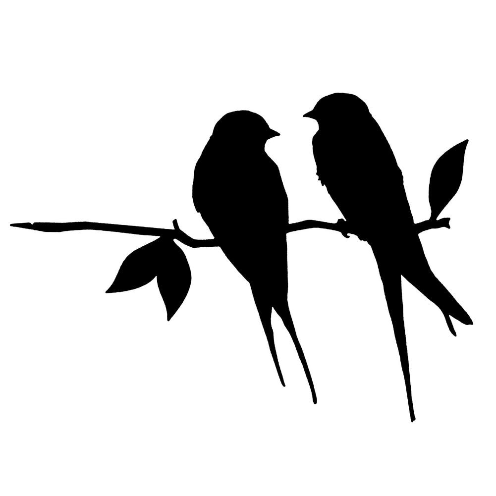 Metal Garden Bird Silhouette