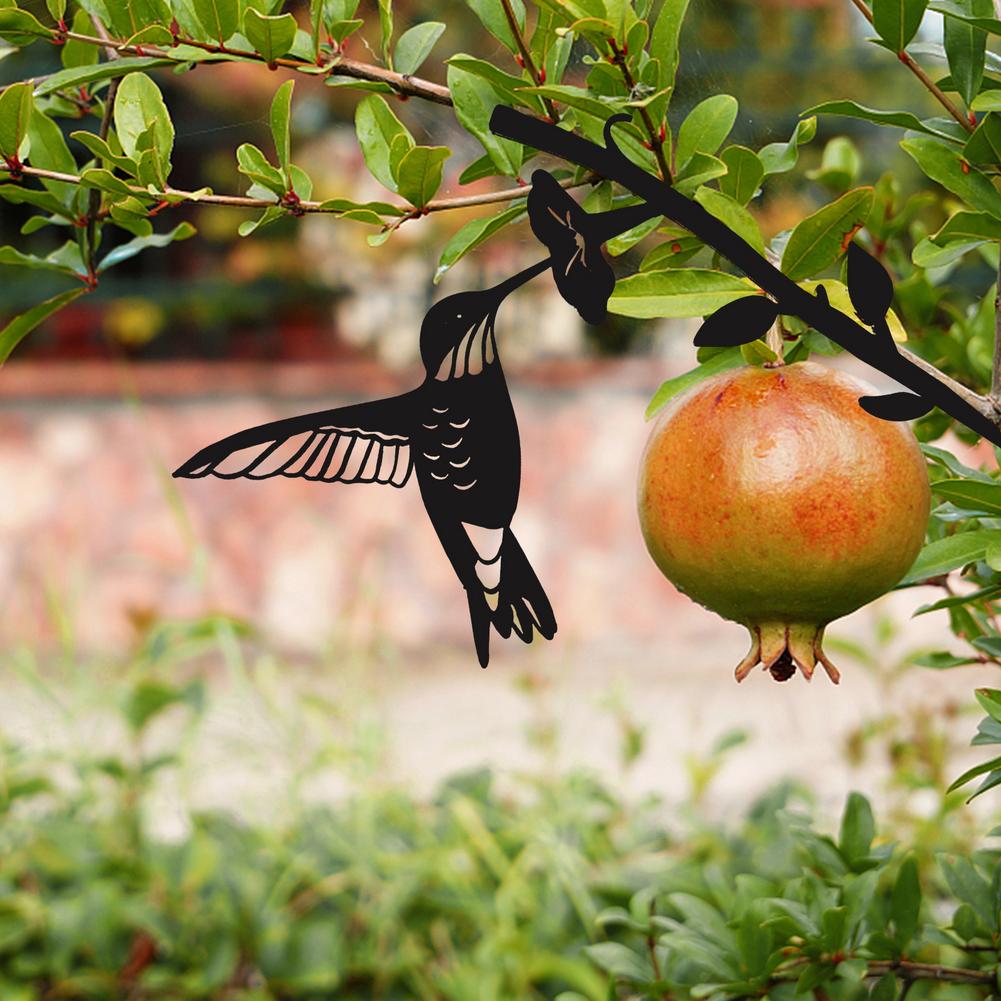 Metal Garden Bird Silhouette