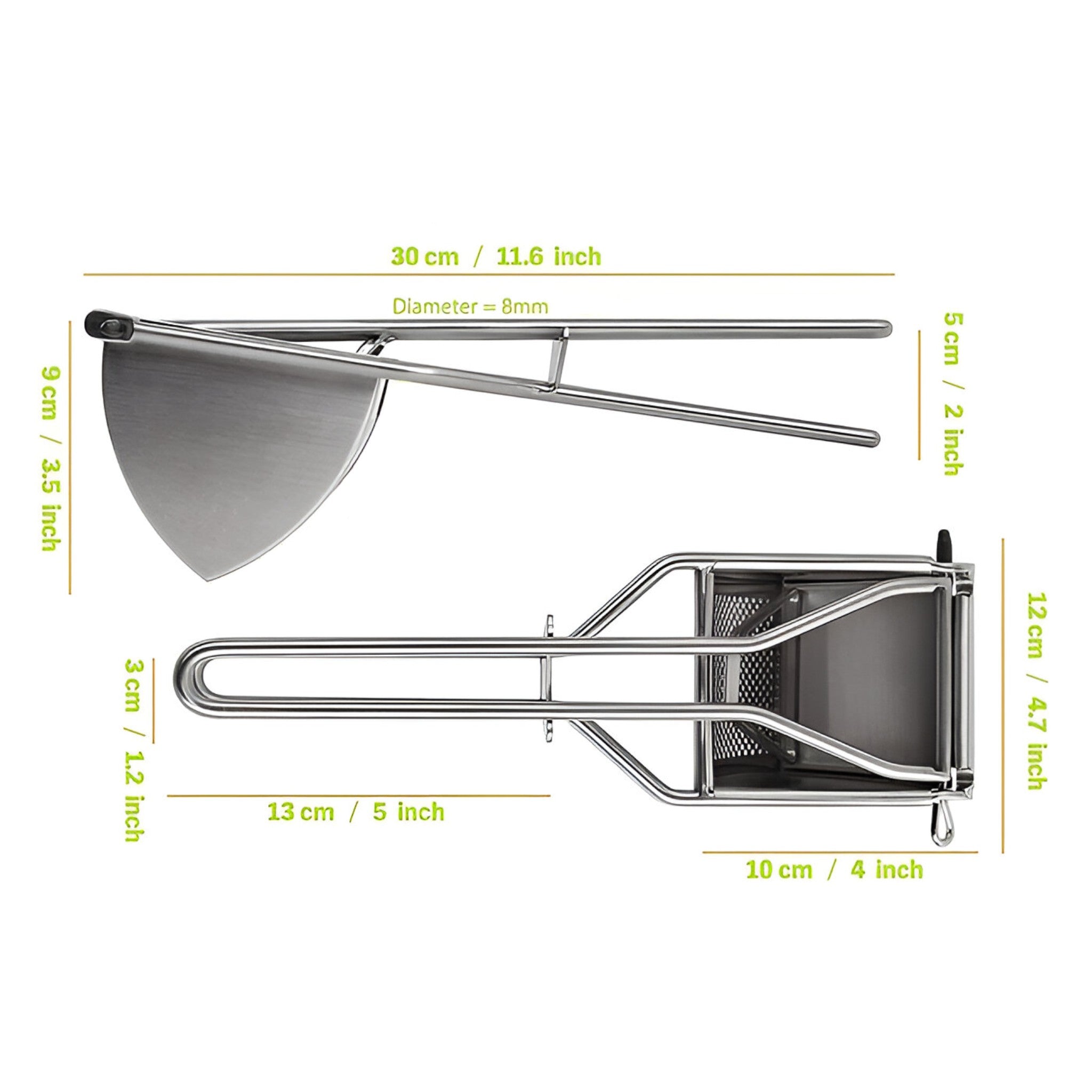 Heavy-Duty Kitchen Press for Fruits and Vegetables