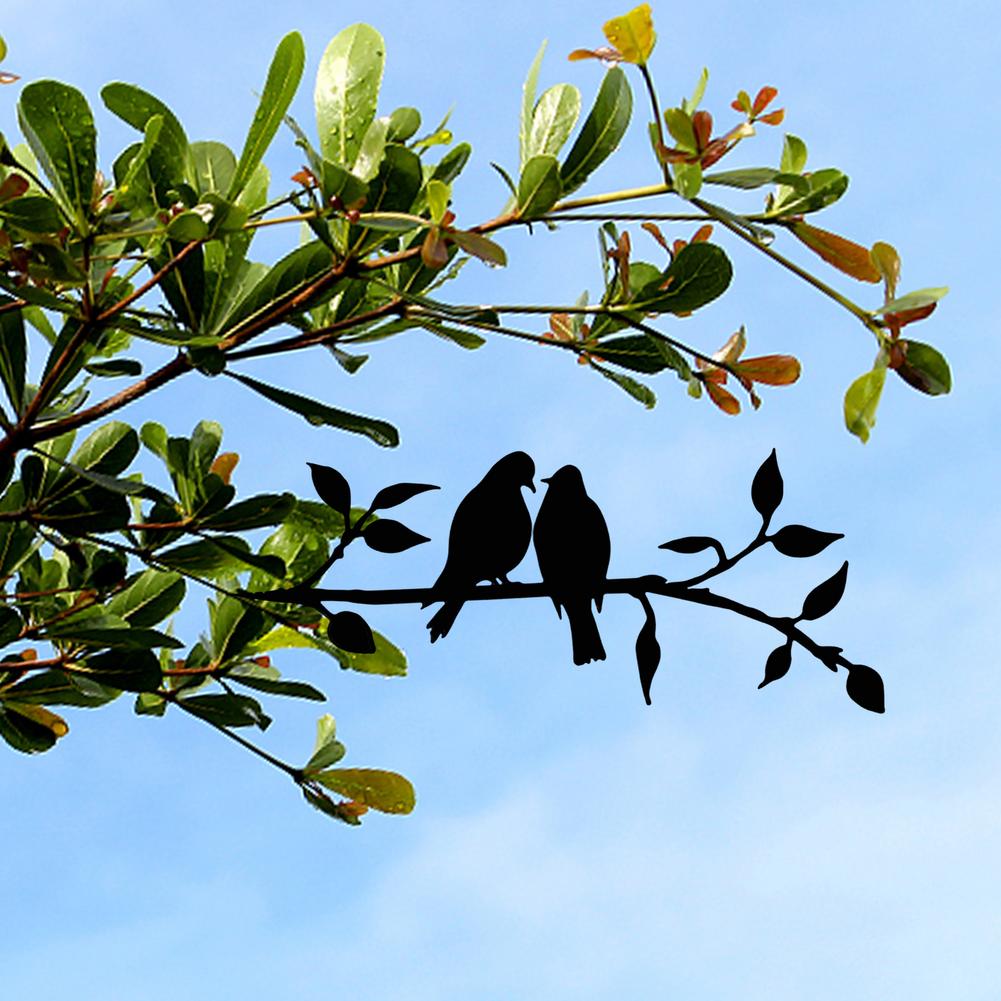 Metal Garden Bird Silhouette