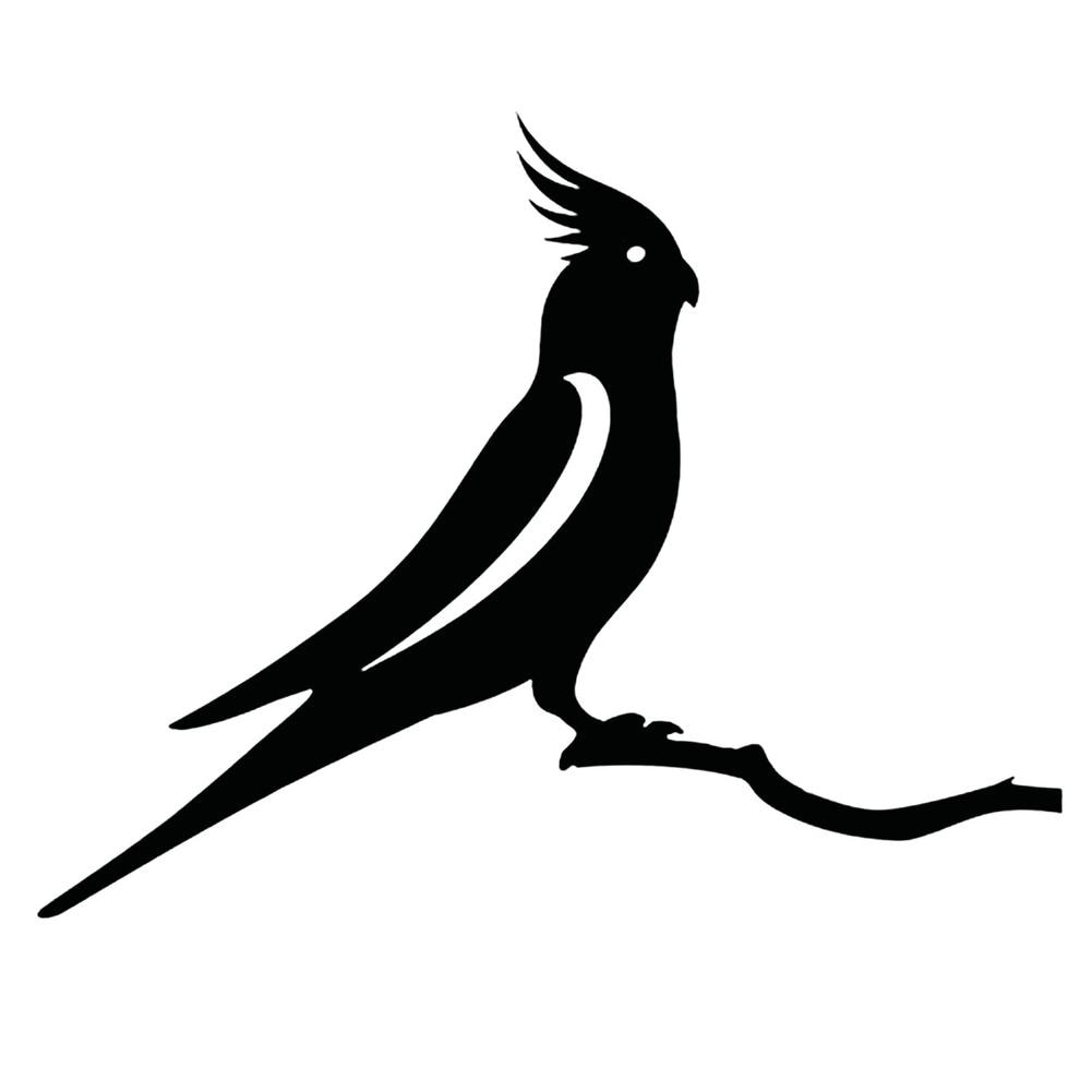 Metal Garden Bird Silhouette