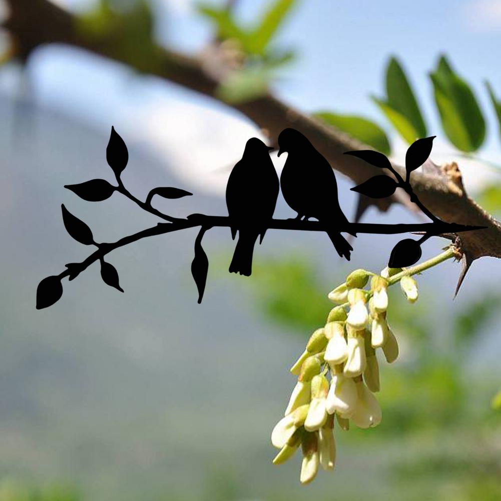 Metal Garden Bird Silhouette