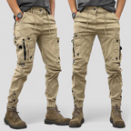Men's Casual Cargo Trousers with Pockets