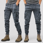 Men's Casual Cargo Trousers with Pockets