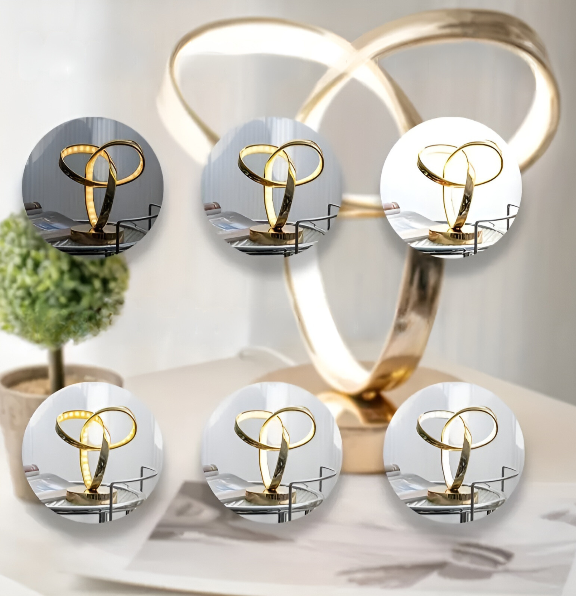 Geometric Ring Table Lamp