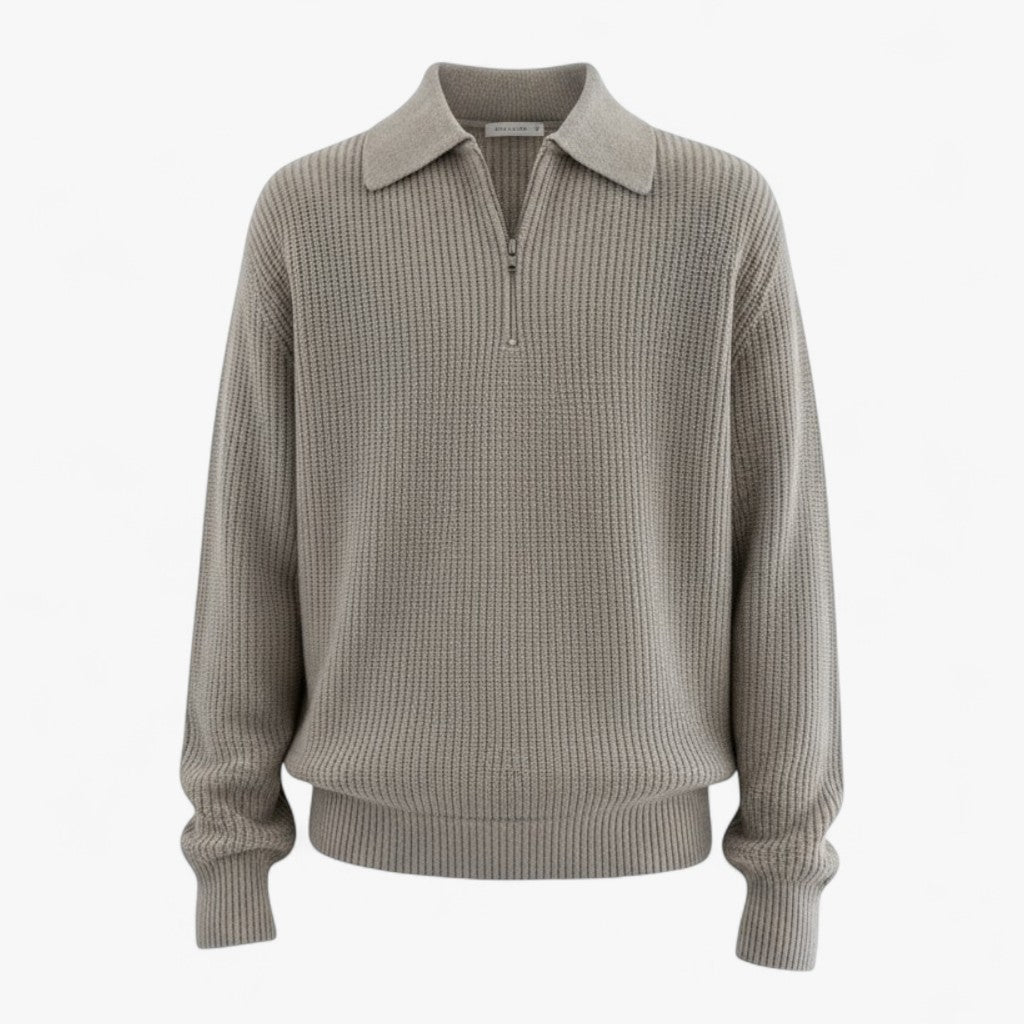 Men’s Half-Zip Knit Sweater