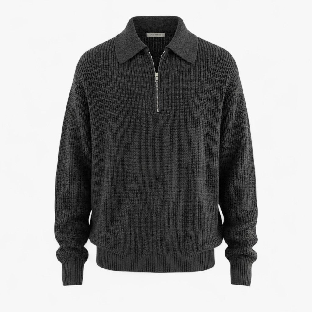 Men’s Half-Zip Knit Sweater
