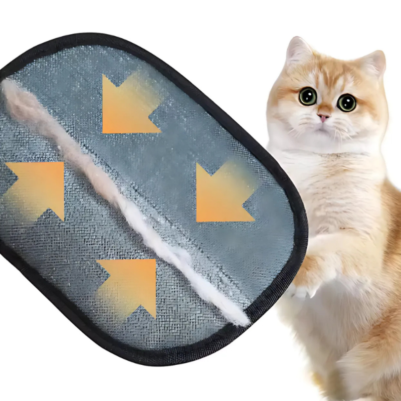 Electrostatic Pet Hair Cleaning Gloves