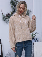 Women’s Teddy Hoodie with Drawstring Hood
