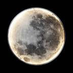 LED Moon Shape Wall Lamp