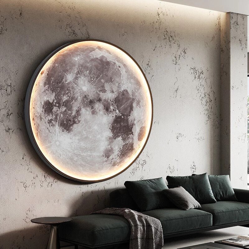 LED Moon Shape Wall Lamp