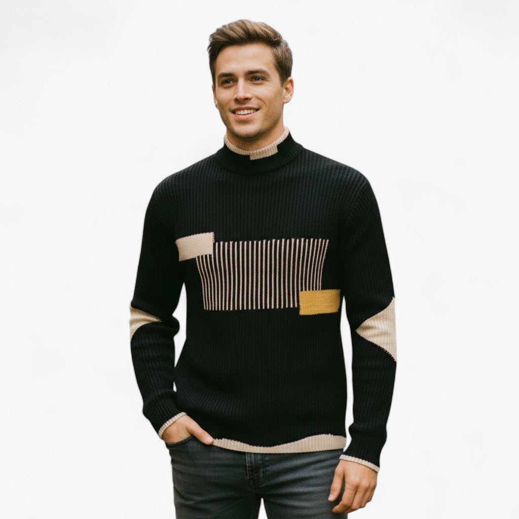 Modern Geometric Sweatshirt Lightweight