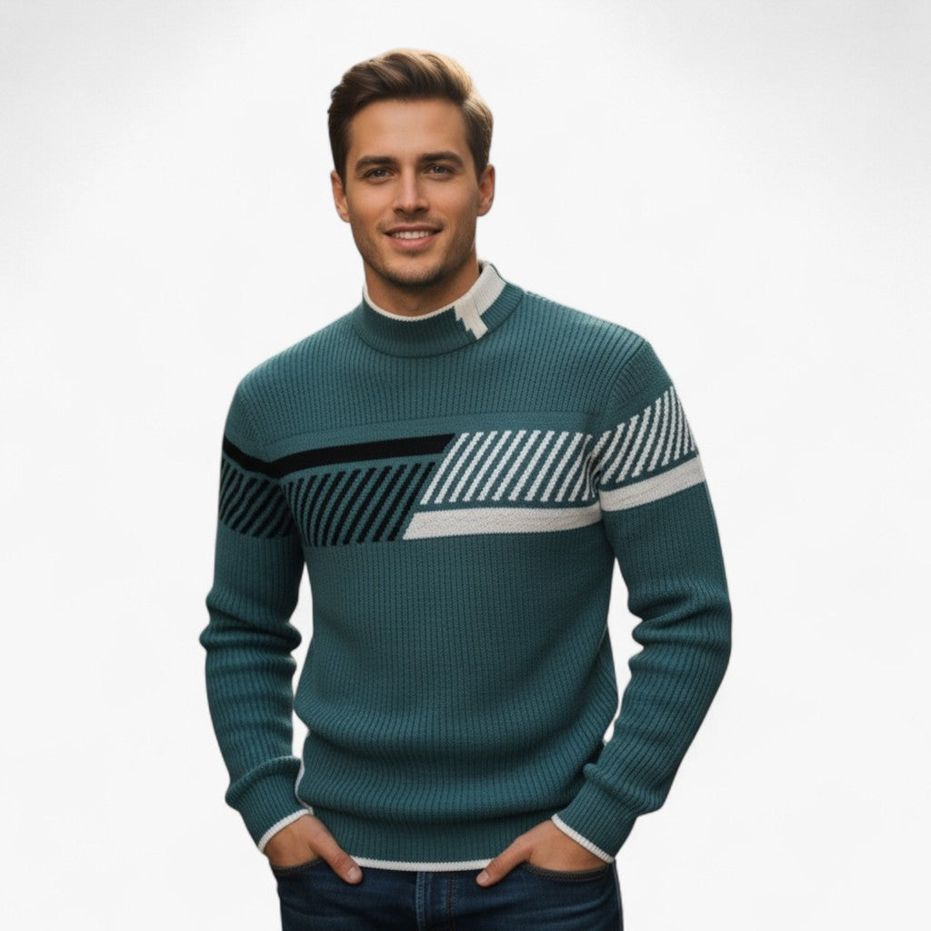 Modern Geometric Sweatshirt Lightweight