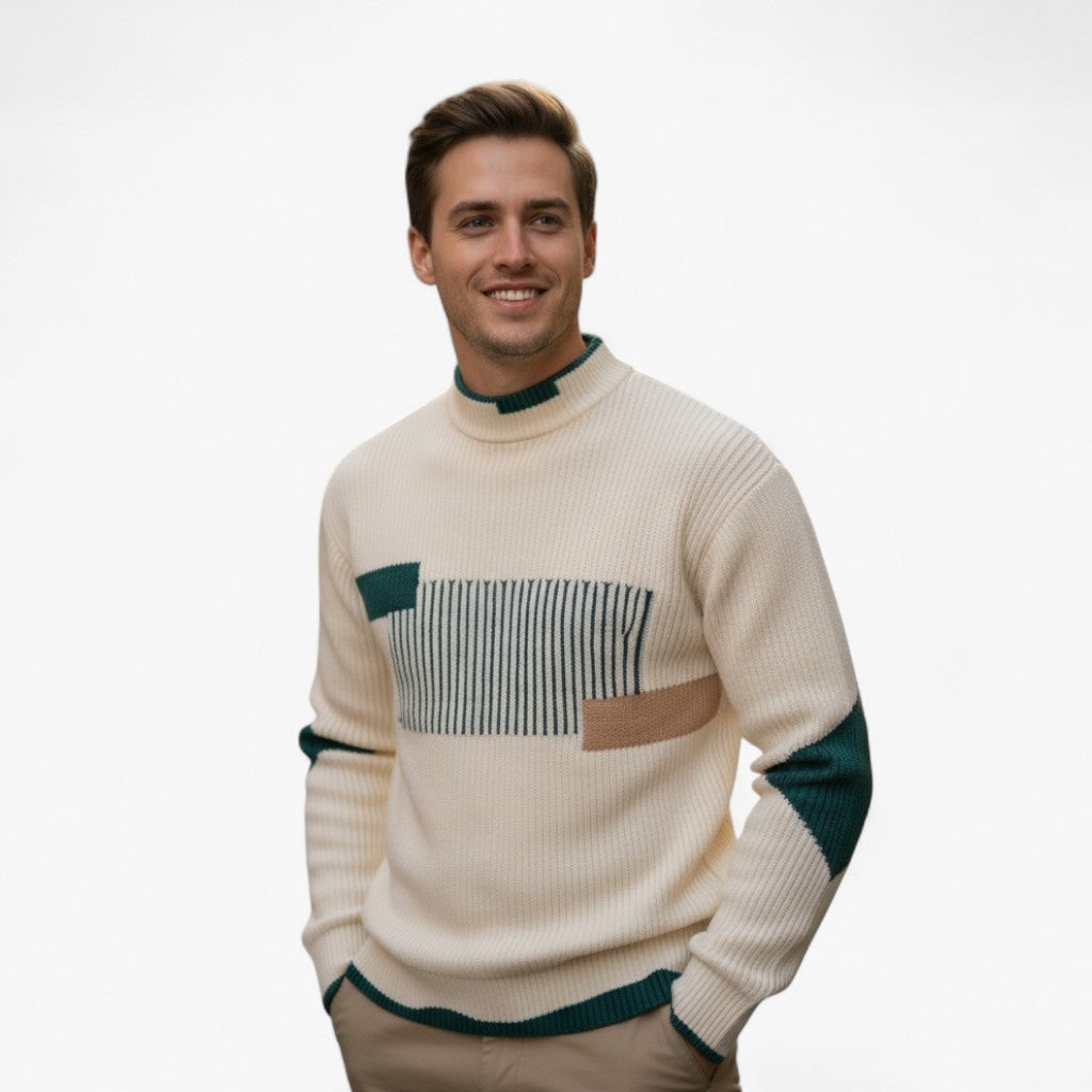 Modern Geometric Sweatshirt Lightweight