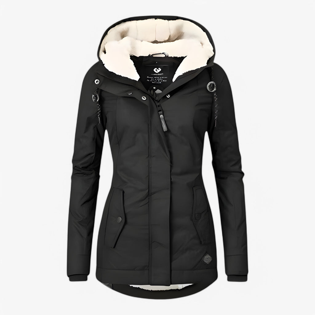 Long Winter Jacket Waterproof Design