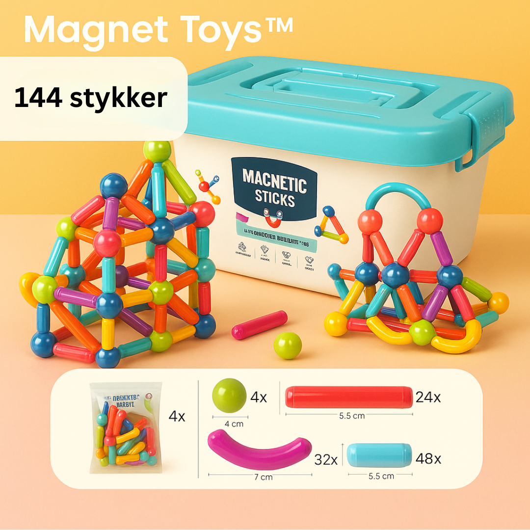 Magnetic Building Sticks Toy