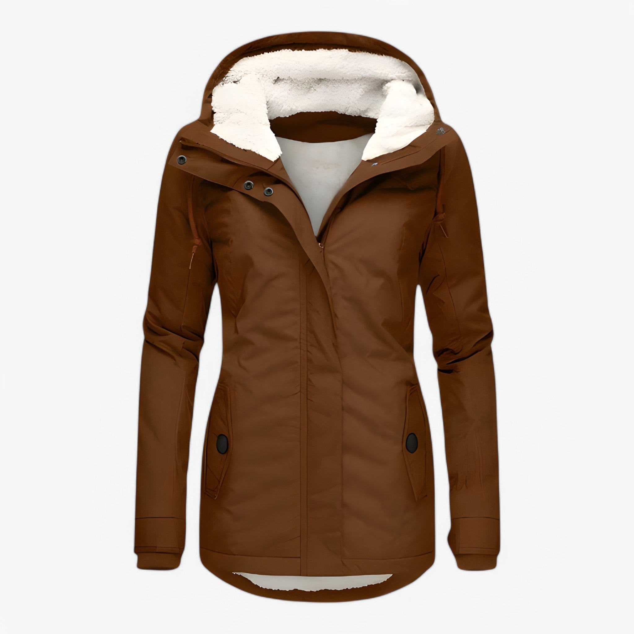 Long Winter Jacket Waterproof Design