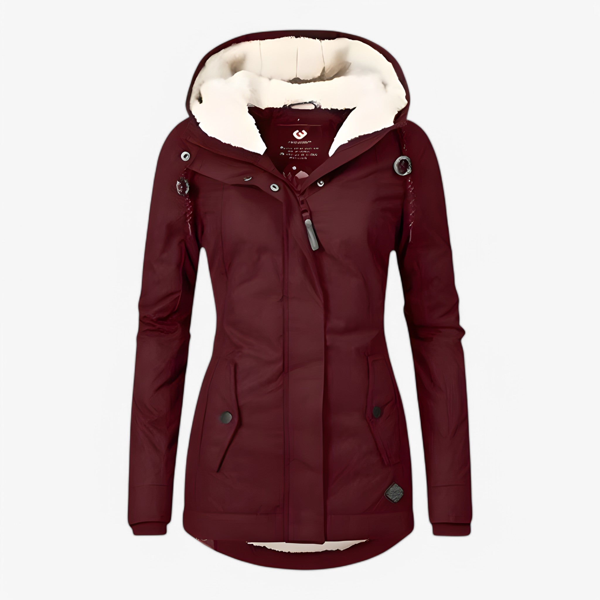 Long Winter Jacket Waterproof Design
