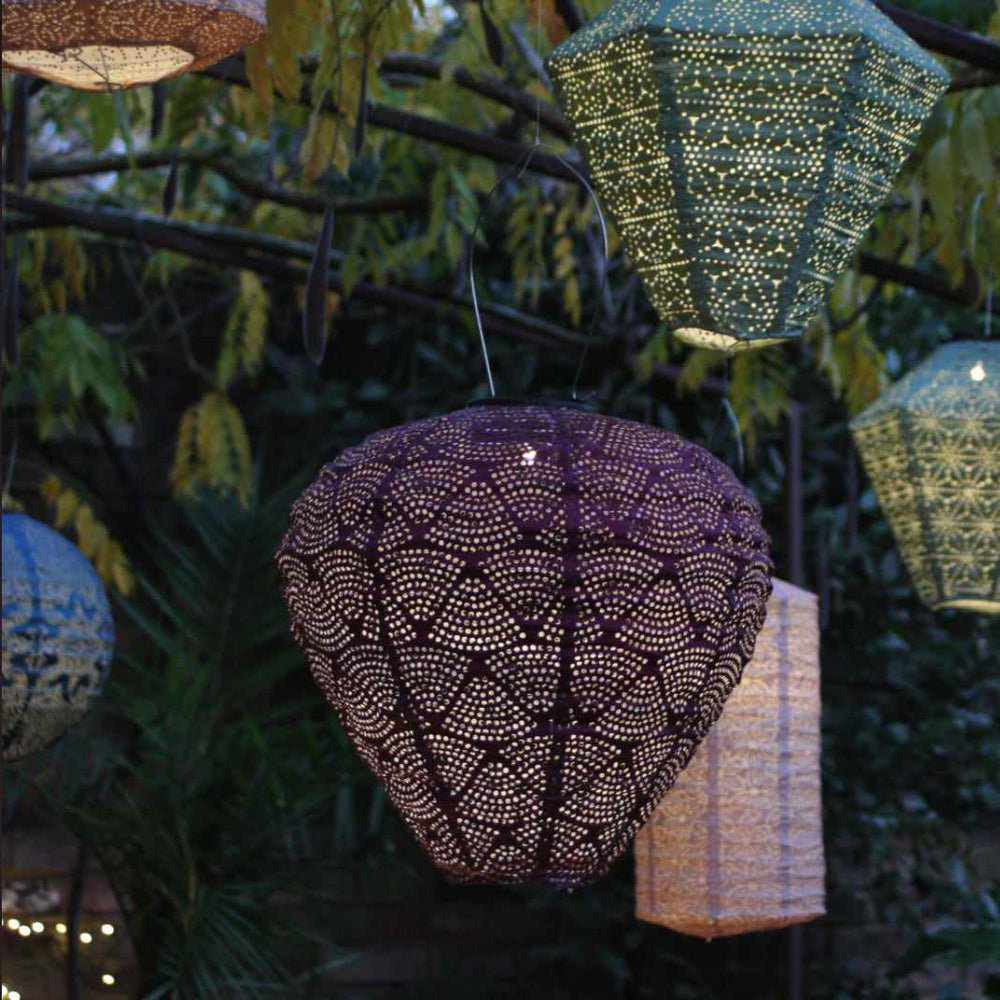 Solar-Powered Outdoor Lantern