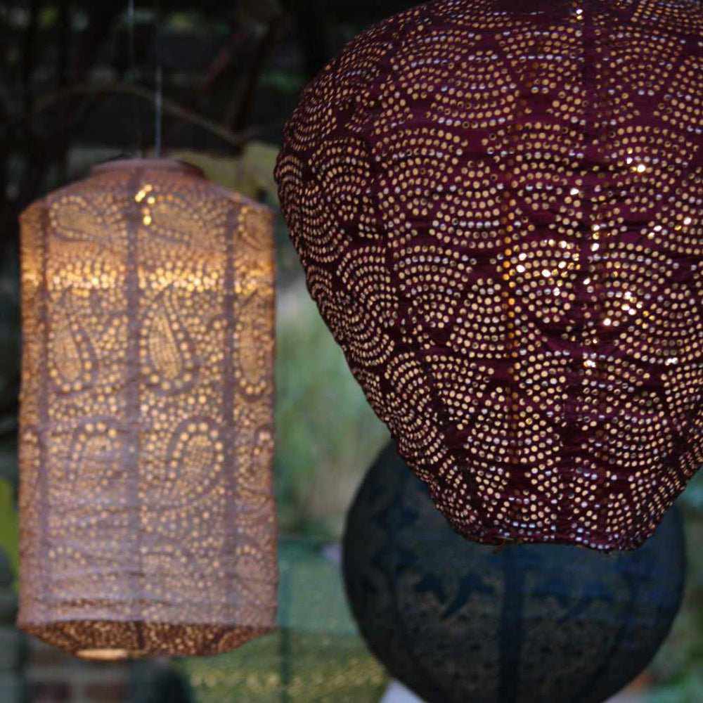 Solar-Powered Outdoor Lantern