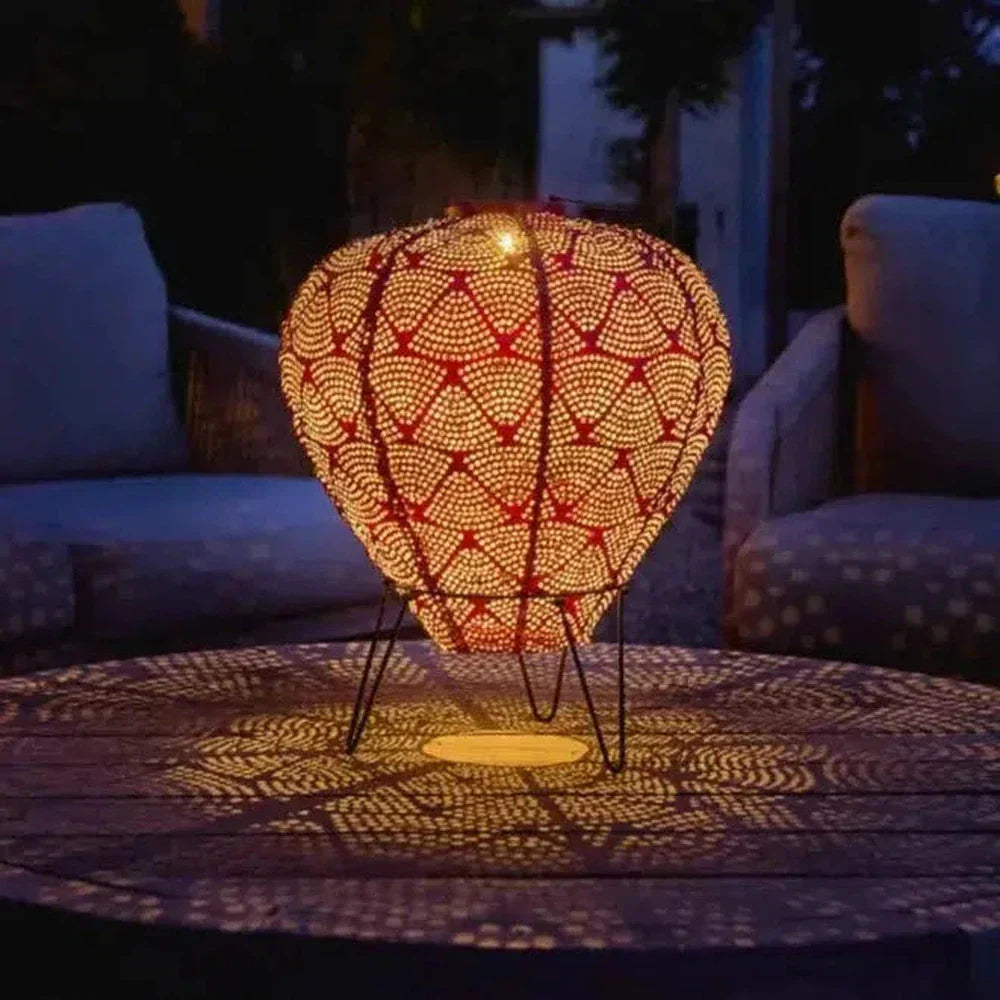 Solar-Powered Outdoor Lantern