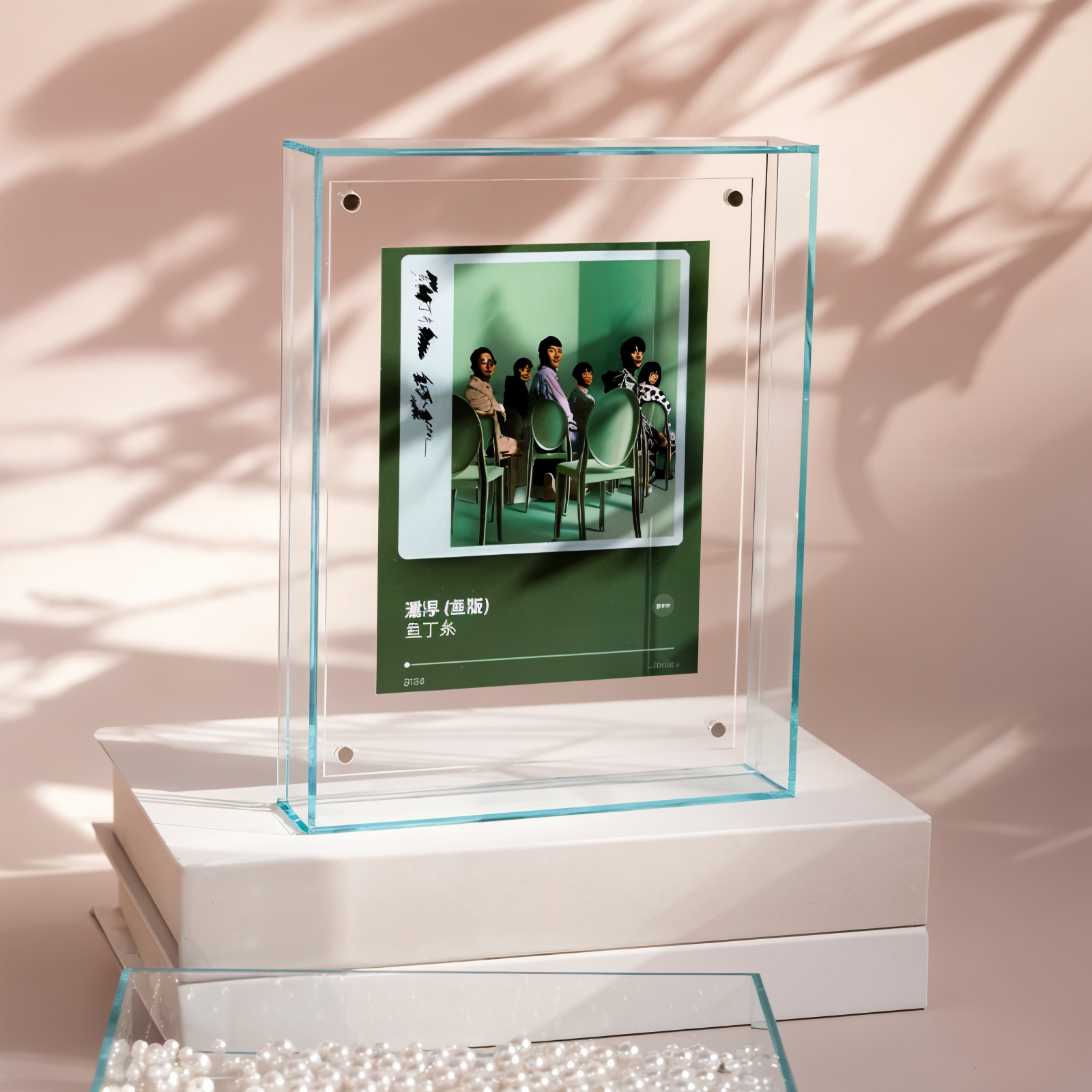 Neon Acrylic Floating Photo Frame
