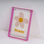 Neon Acrylic Floating Photo Frame