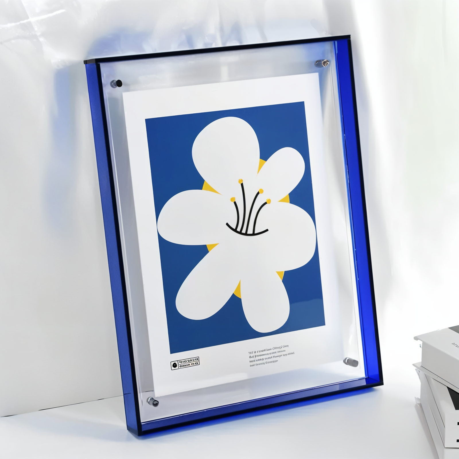 Neon Acrylic Floating Photo Frame