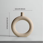 Nordic Minimalist Ceramic Vase