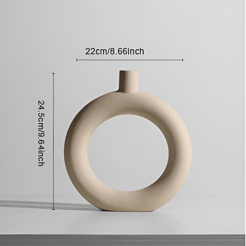 Nordic Minimalist Ceramic Vase