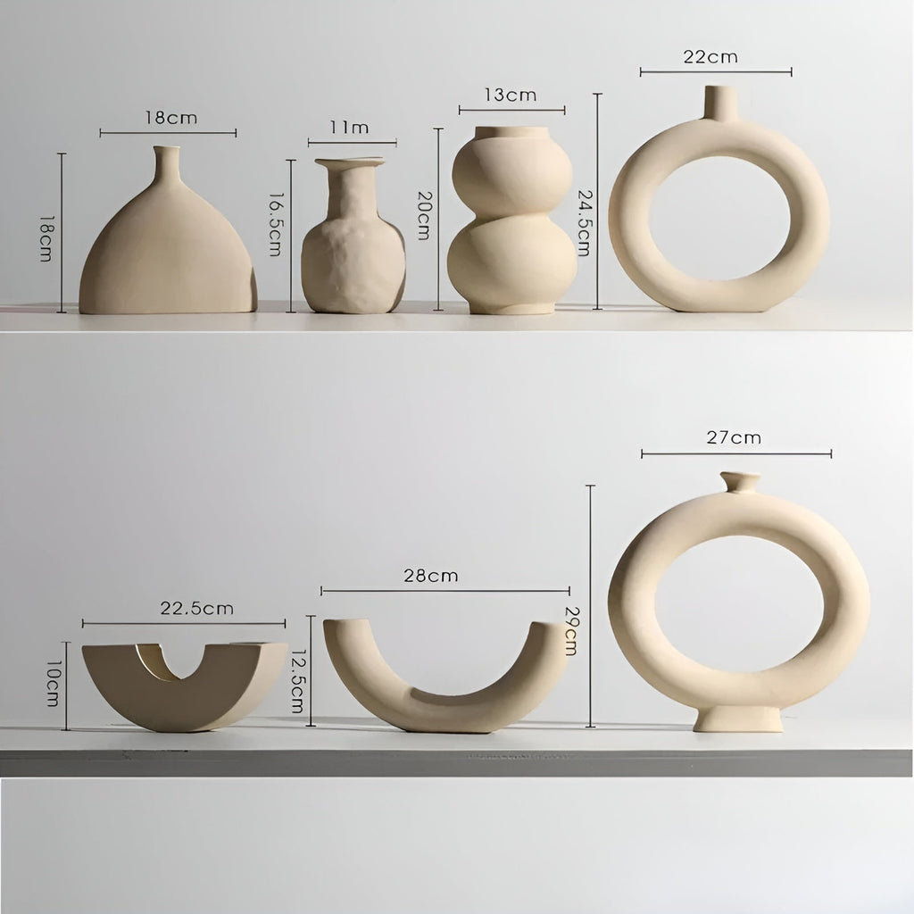 Nordic Minimalist Ceramic Vase