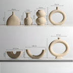 Nordic Minimalist Ceramic Vase