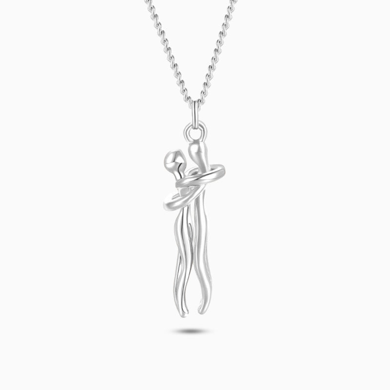 Couple Necklace with Love Symbol