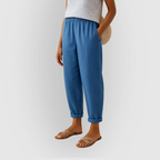 Lightweight Summer Pants With Elastic Waist