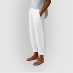 Lightweight Summer Pants With Elastic Waist