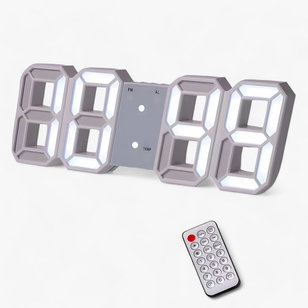 Digital Alarm Clock Multifunctional Display