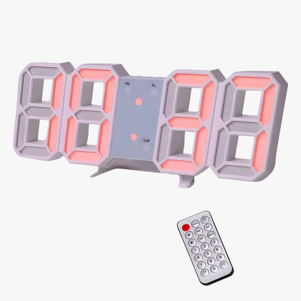 Digital Alarm Clock Multifunctional Display