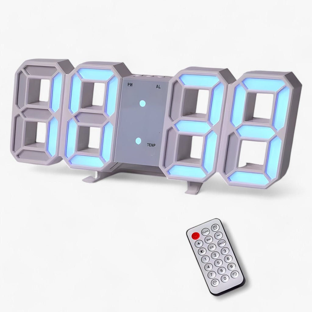 Digital Alarm Clock Multifunctional Display