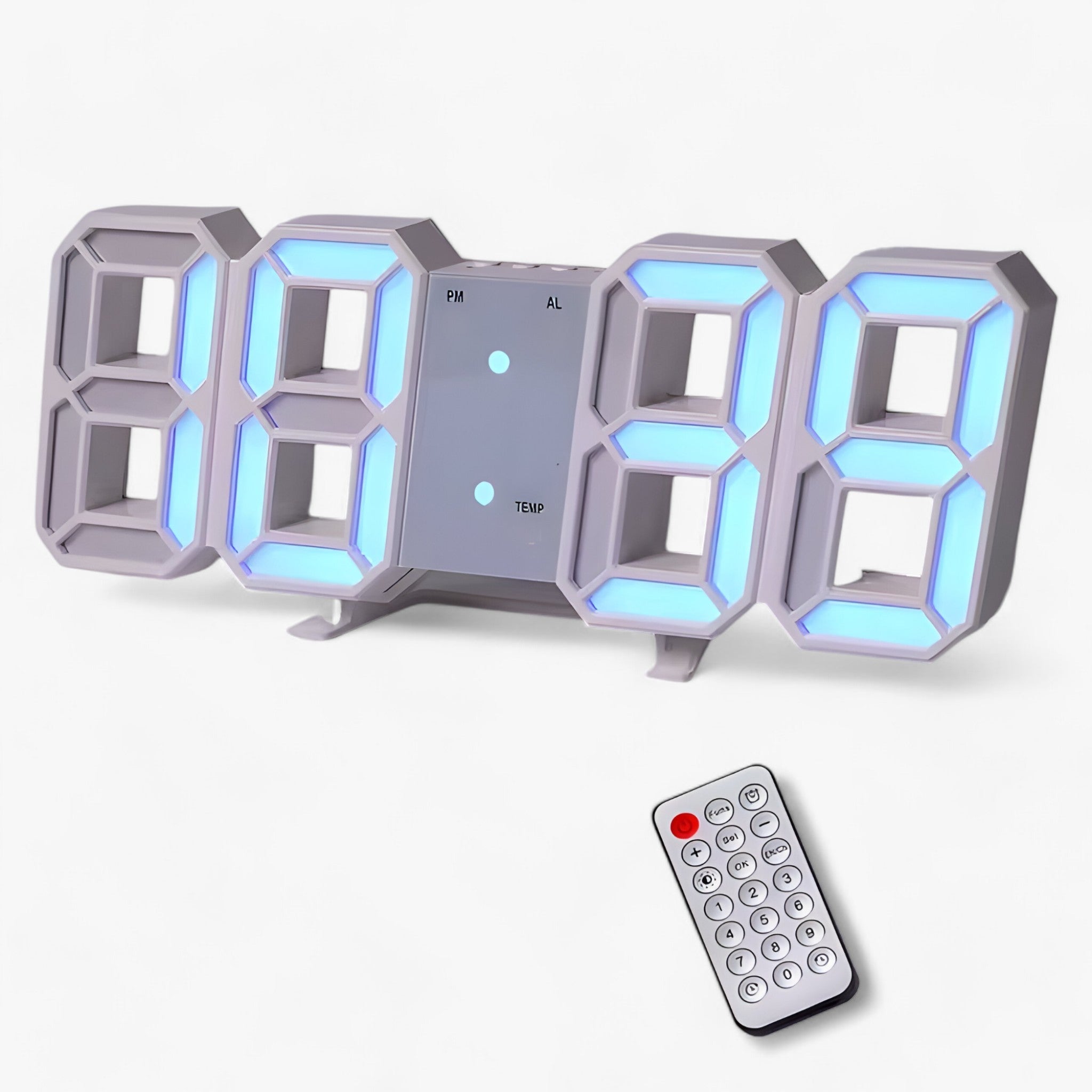 Digital Alarm Clock Multifunctional Display