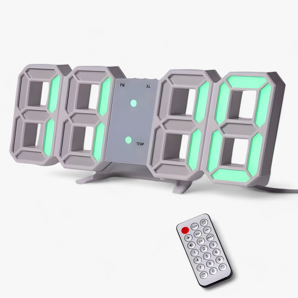 Digital Alarm Clock Multifunctional Display