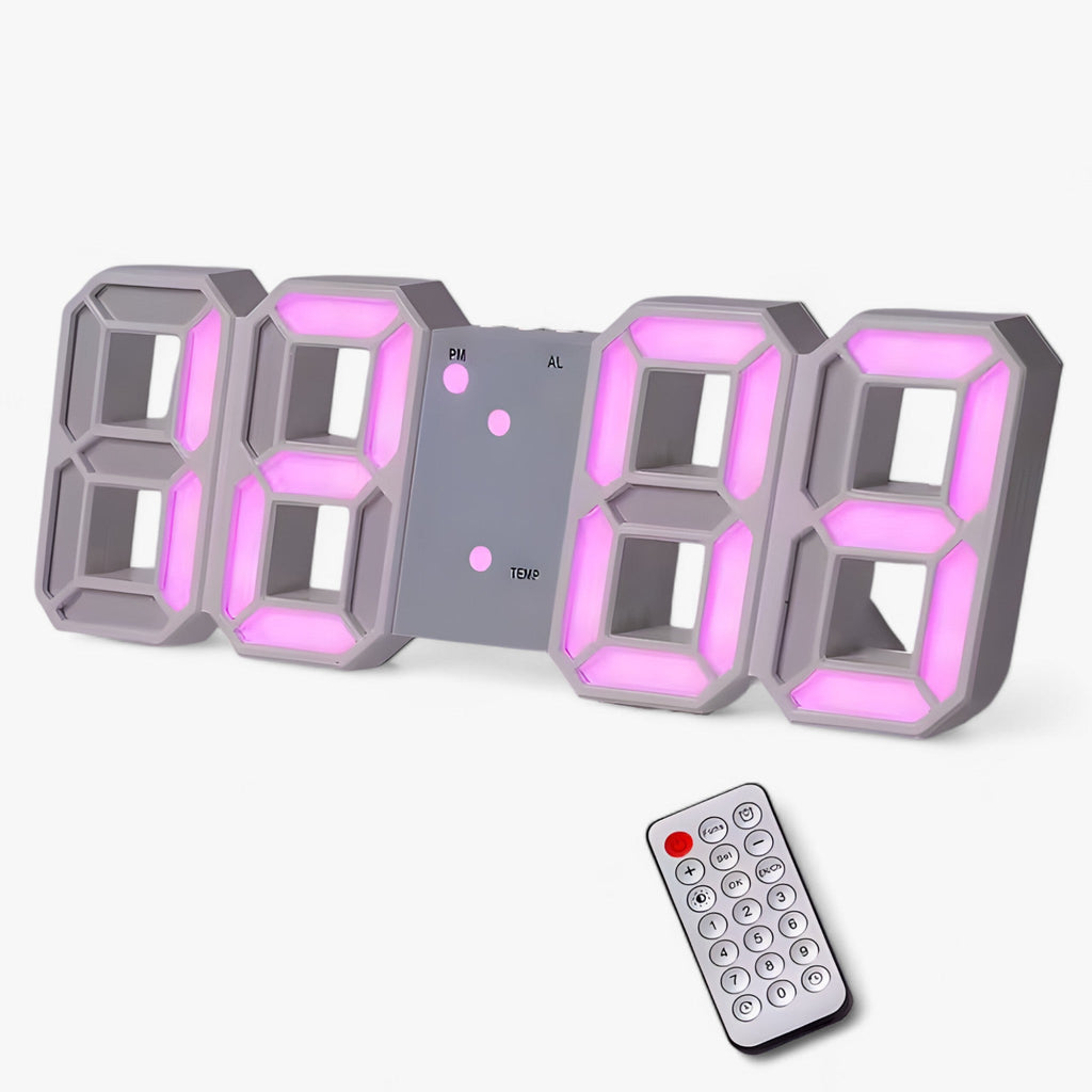 Digital Alarm Clock Multifunctional Display