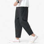Men's Lightweight Linen Blend Trousers