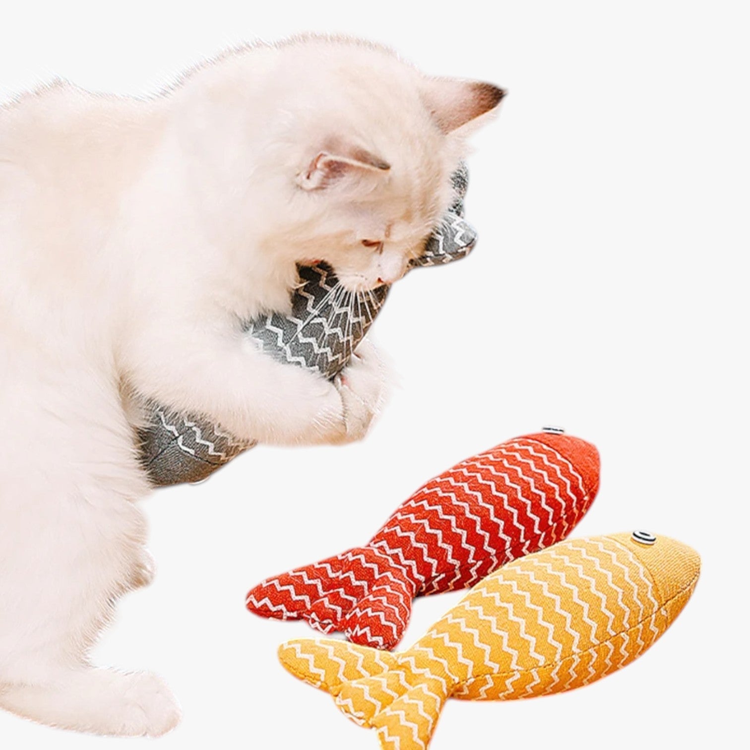 Catnip Hemp Fish Toy